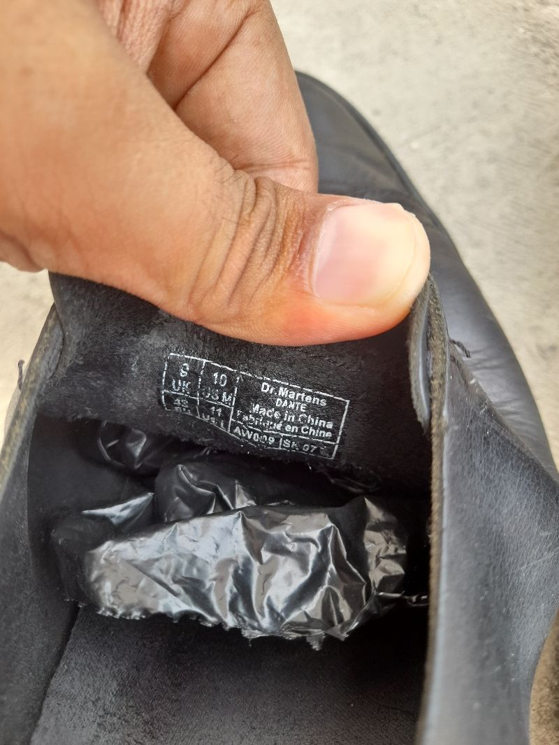 Dr. Martens fullblack leather 2nd original, foto 6