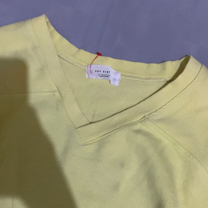 CN Crewneck Oversize Yellow, foto 2