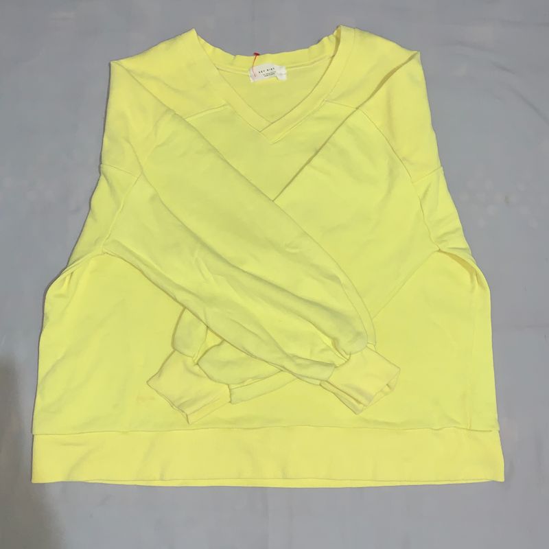 CN Crewneck Oversize Yellow, foto 5