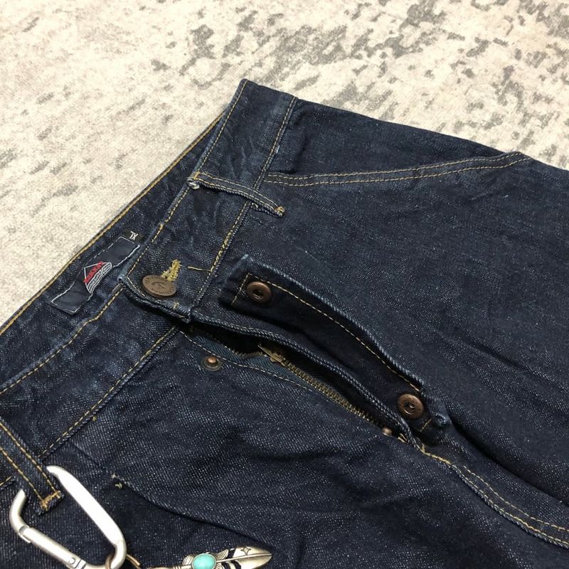 Rexnat blue indigo wide denim, foto 8