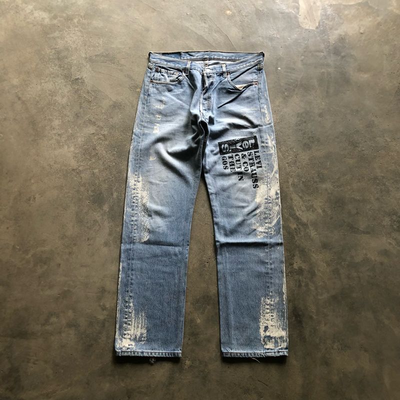 1990s LEVIS 501 PAINTER DENIM PANTS, foto 5