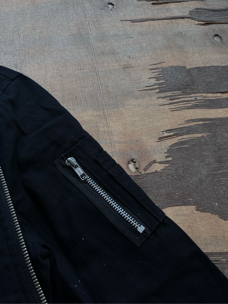 Jacket Bomber JilsynetCo Canvas Double Zipper Second, foto 3