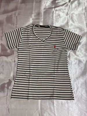 Polo t-shirts with stripe