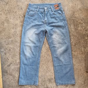 Baggy Blue Washed Jeans