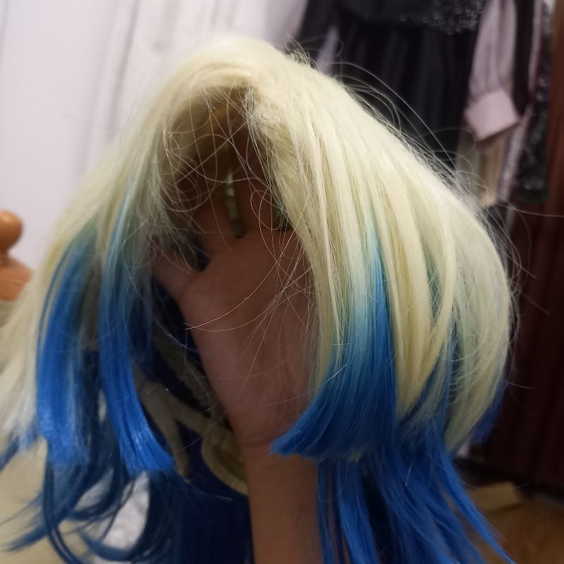 Preloved Wig Kaiser, Blue Lock Anime, foto 3