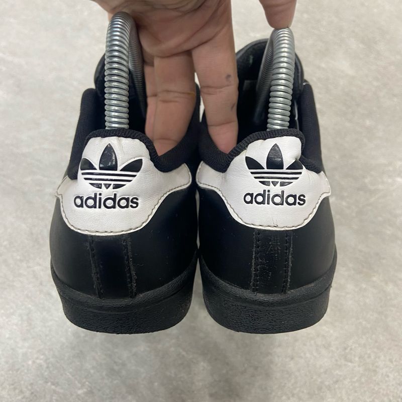 Adidas Superstar Black White Leather, foto 5