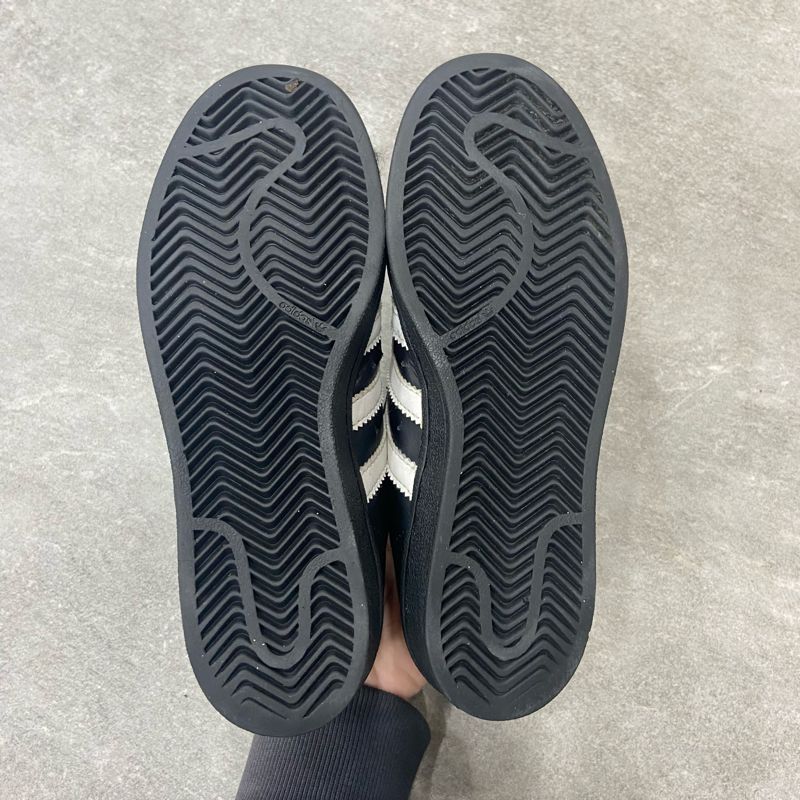 Adidas Superstar Black White Leather, foto 6