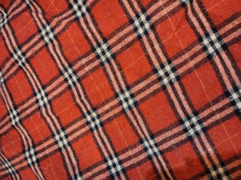 Red Diagonal Plaid Midi-Knee Length Skirt, foto 2