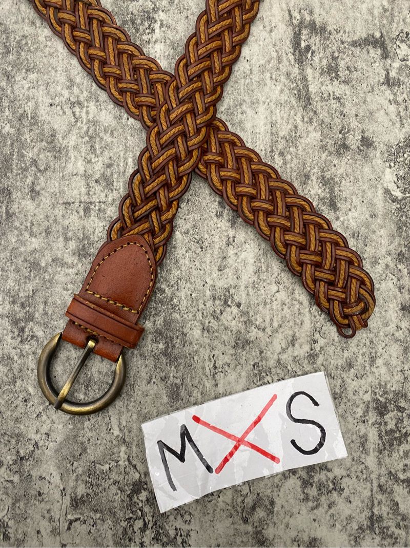 Braided leather belt, foto 2