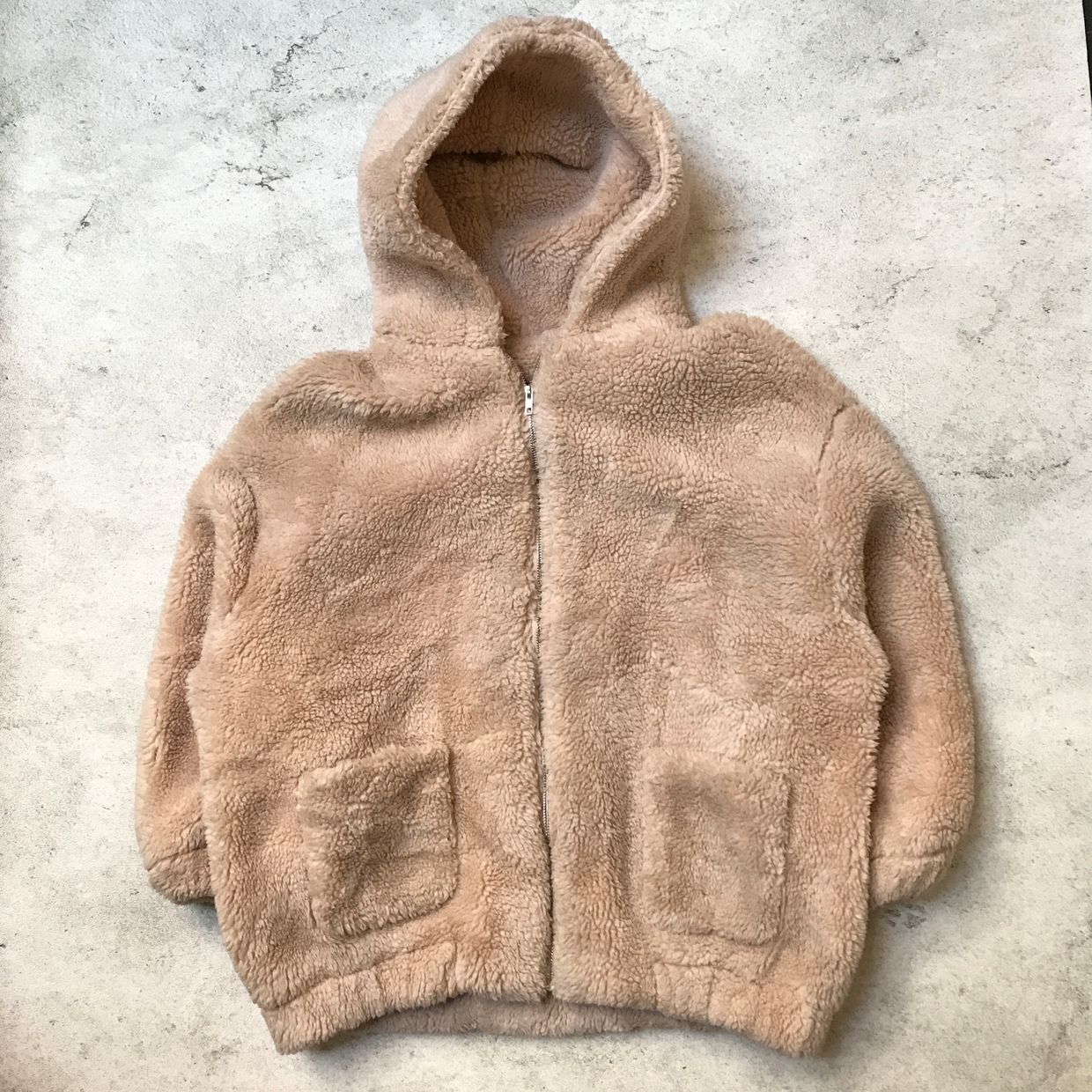 Vintage Hoody Pria tan, foto 4