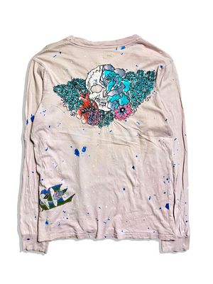 2000s - Grail skull tatto ed hardy style longsleeve