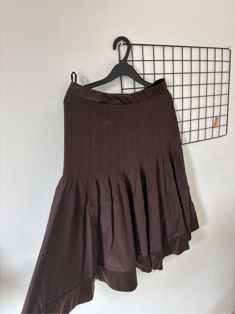 Brown Flare Skirt Vintage, foto 2