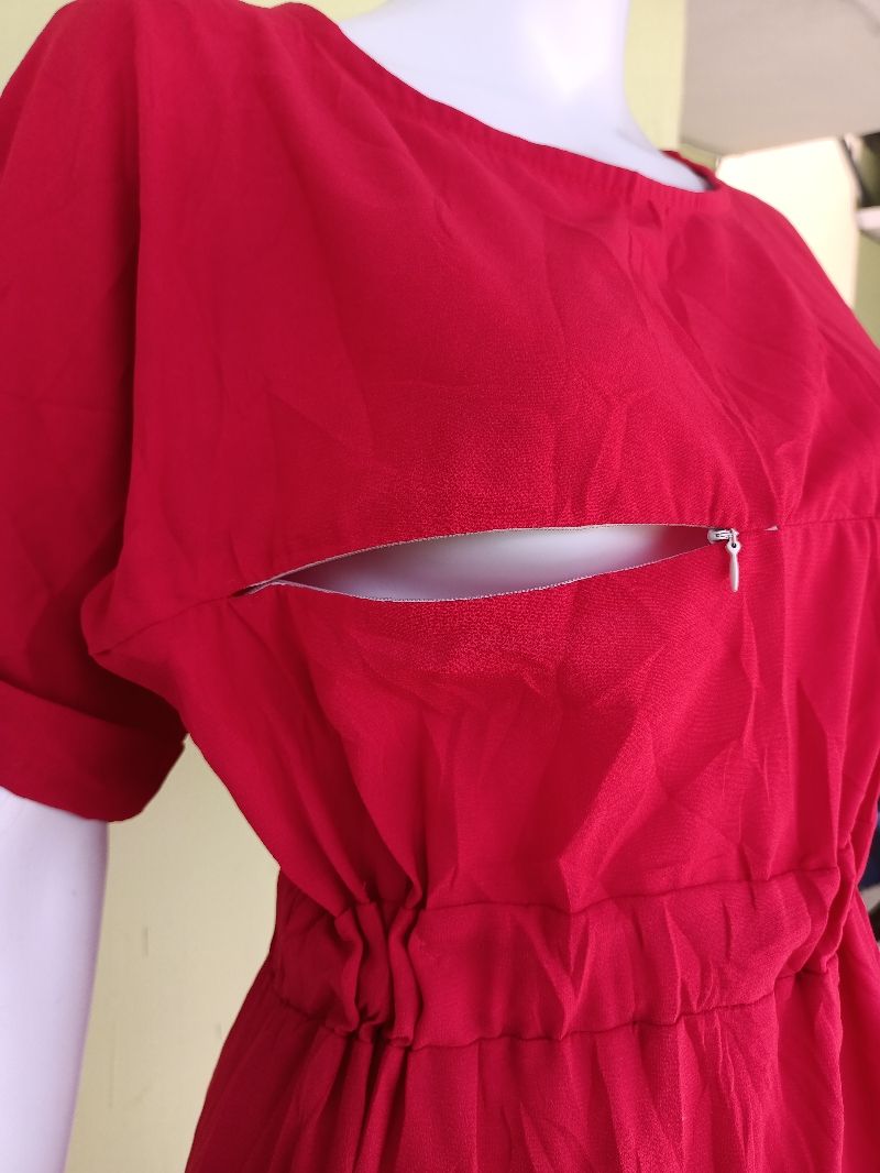 DRESS MERAH CANTIK LUCU, foto 5