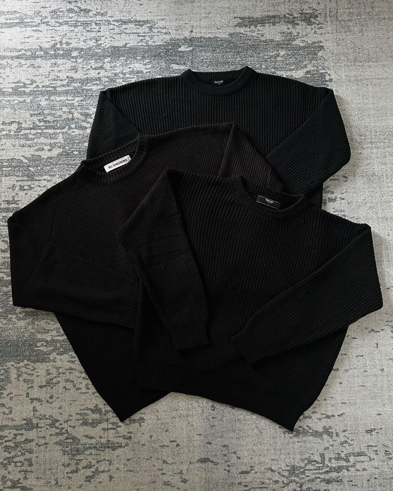 Black Fisherman Knitted Sweater, foto 6