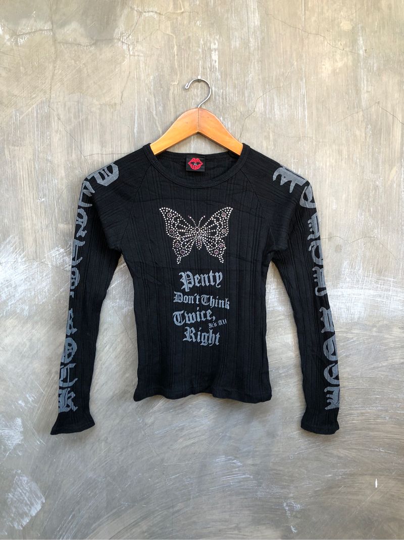 Y2K Penty’s Longsleeve Chrome Hearts Style, foto 4