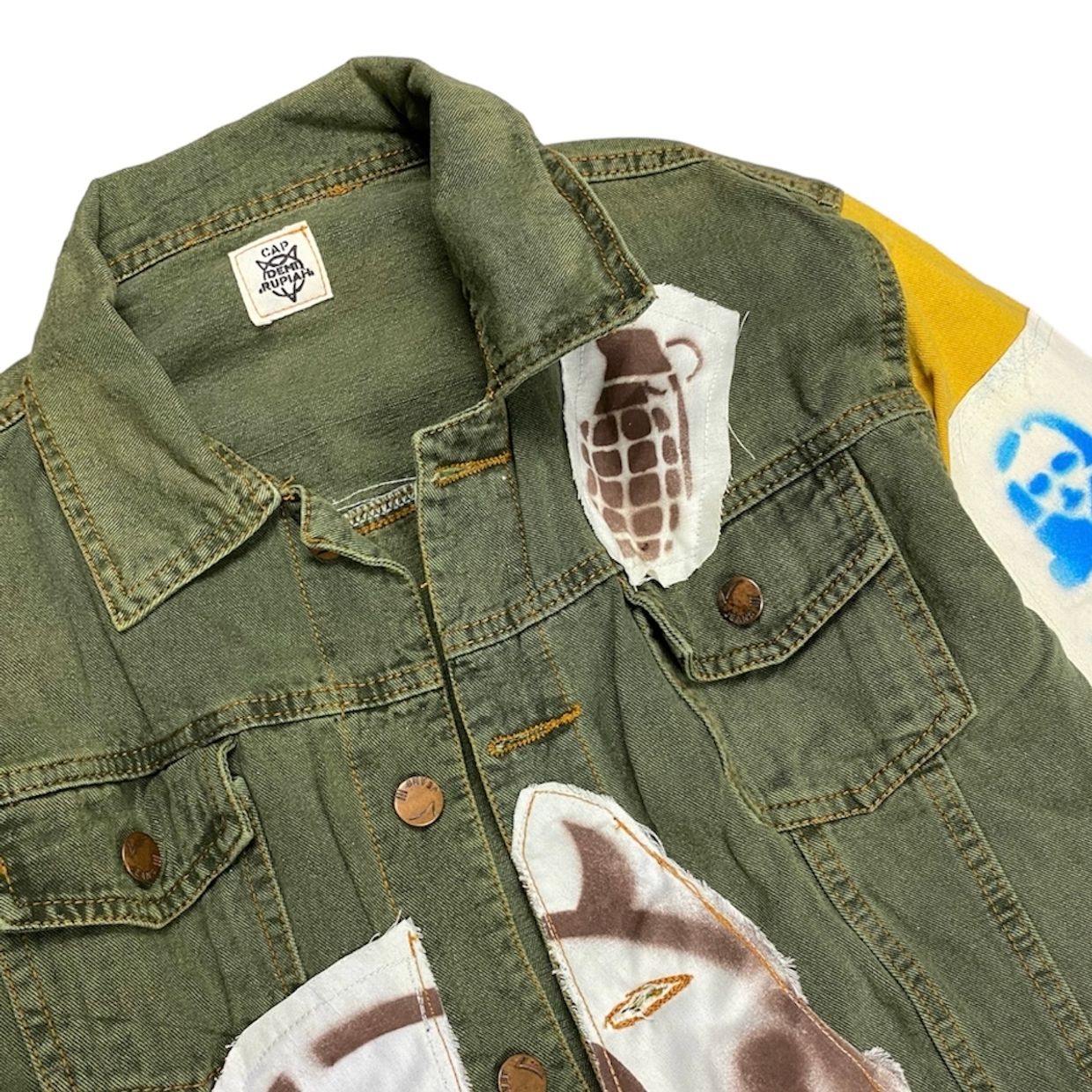 Reworked Denim jacket Wanita multicolor, foto 2