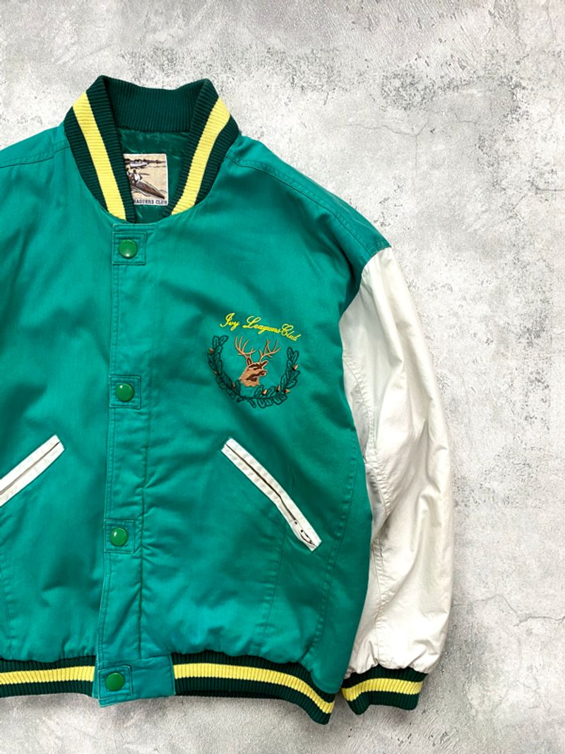 Vintage Casual Bomber jacket Pria green, foto 6