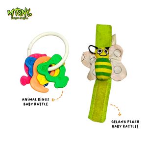 Mainan Bayi Anak Gelang Baby Rattle Bunyi Vintage