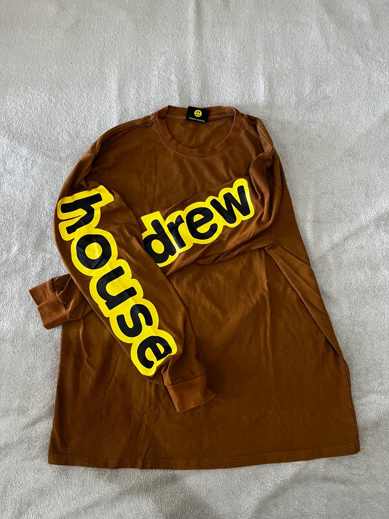 Drew House Streetwear T-shirt Pria brown