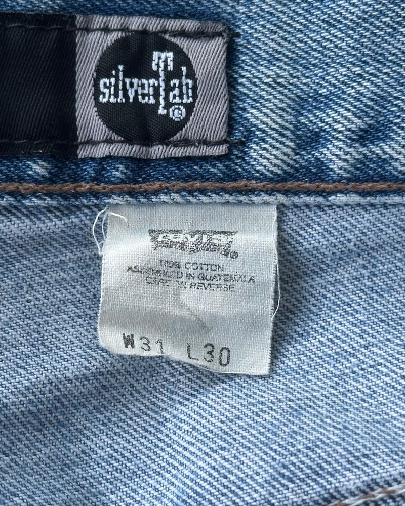 Levis Levi's SilverTab Baggy Blue Washed Jeans, foto 5