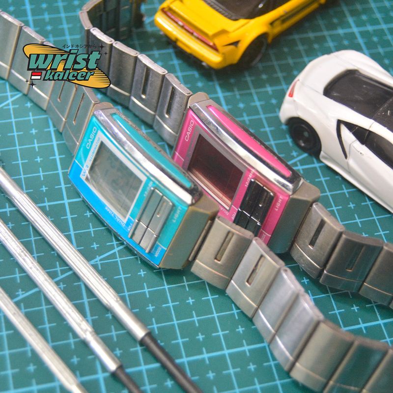 CASIO LA 201W! PINK & BIRU! COUPLE! ORIGINAL!, foto 3