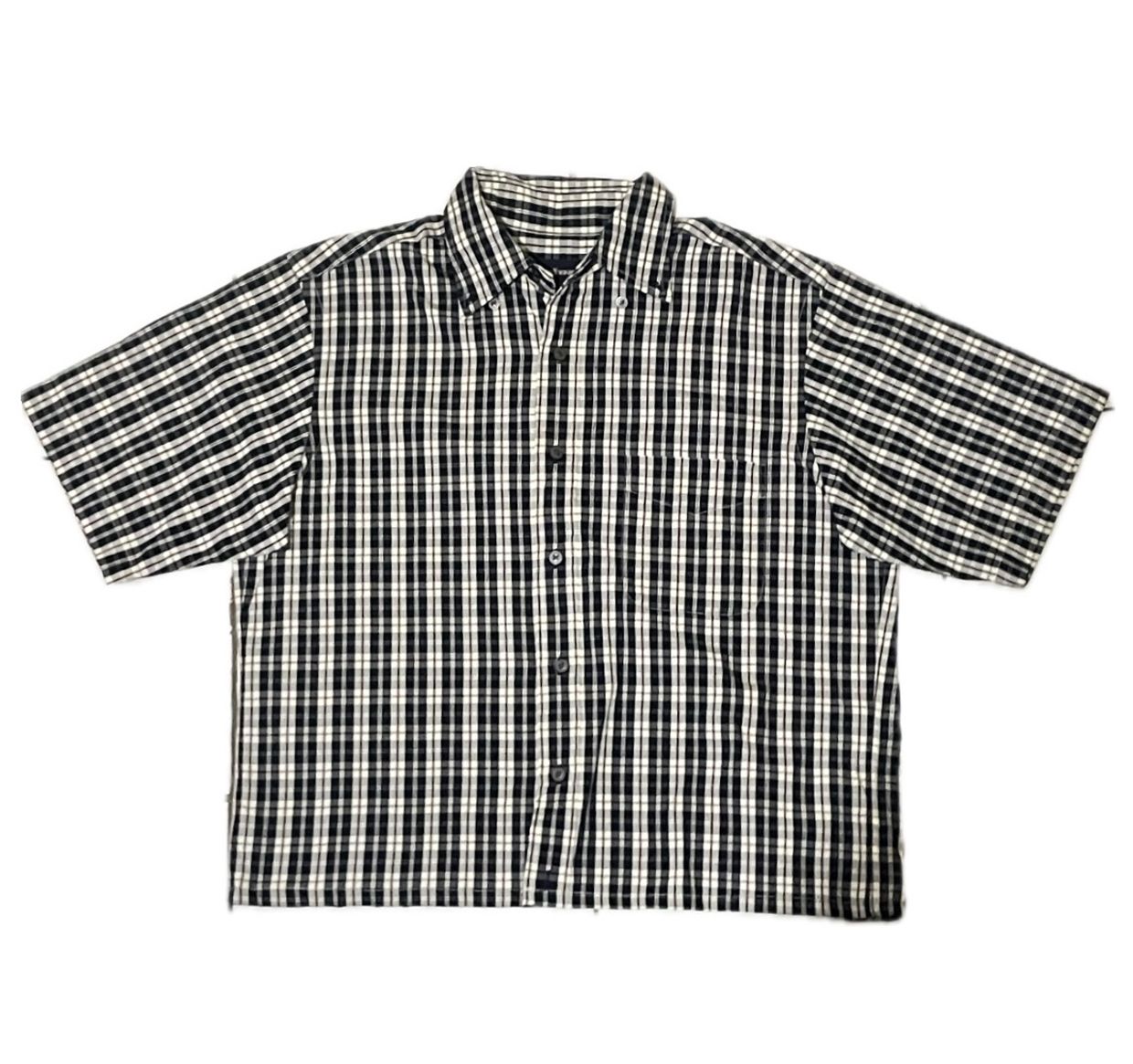Vintage Grunge T-shirt Pria white navy black