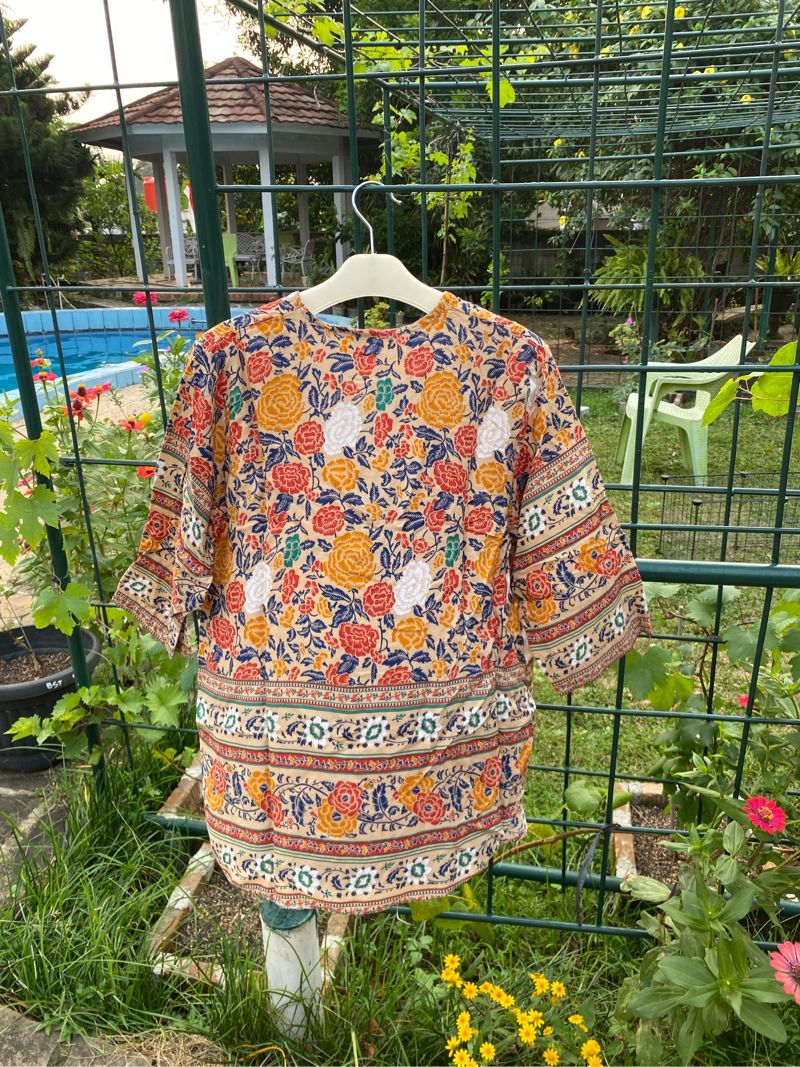 Floral Set Casual Blouse Santai, foto 3