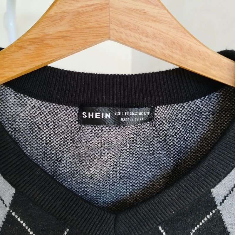 Shein Argyle Crop Vest, foto 4
