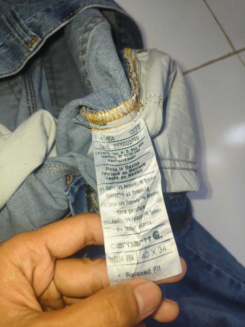 celana jeans carhartt rugged flex, foto 8