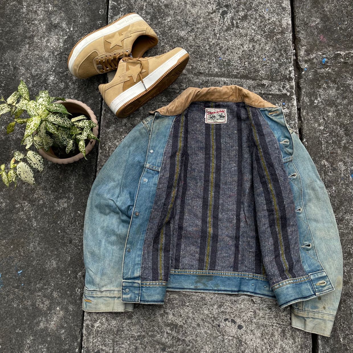 Lee Vintage Denim jacket Pria blue, foto 5