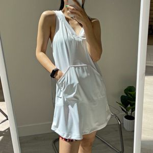 NIKE SWIMSUIT COVER WHITE HOODED LIGHTWEIGHT SLEEVLESS (BNWT