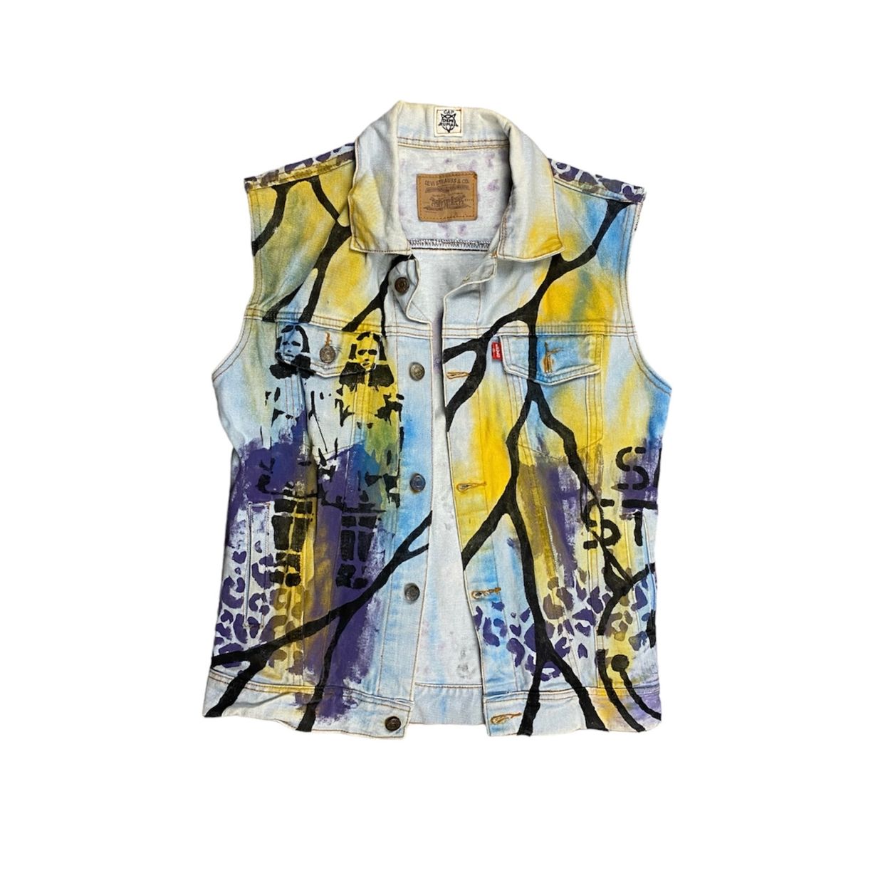 Streetwear Vest Pria multicolor
