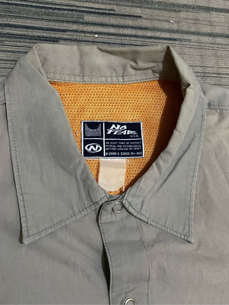 Y2K No Fear Multi Pocket Boxy Work Shirt, foto 4