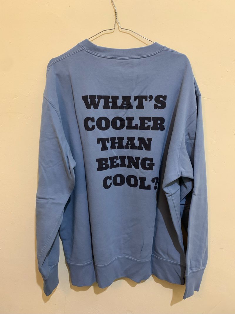 Pullover uniqlo snoopy biru, foto 3