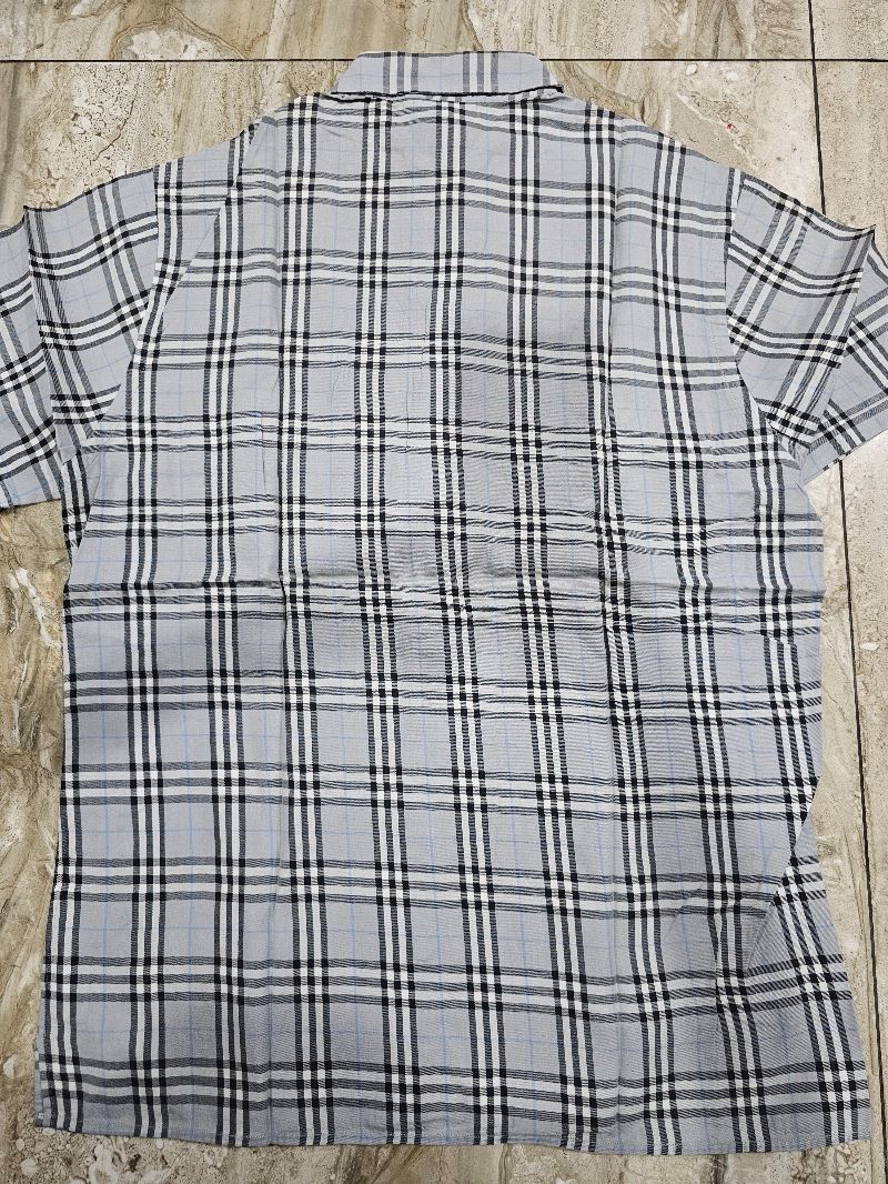 Burberry kemeja pria lengan pendek, foto 4