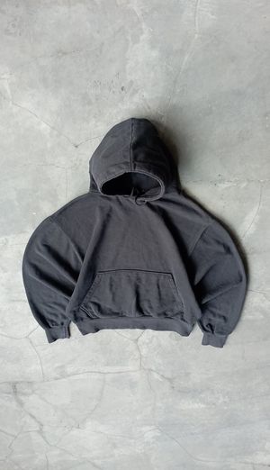 2000's Heavyweight Black Hoodie Boxy