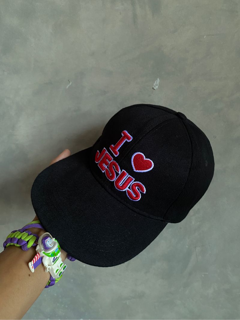 I Love Jesus black cap, foto 2