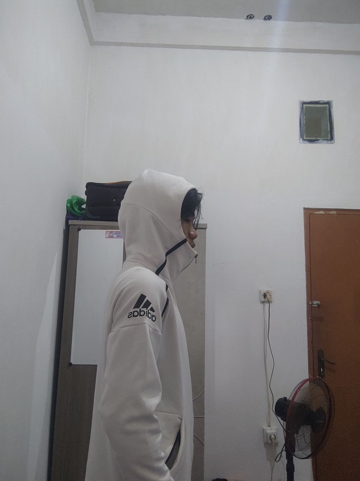 Adidas Gorpcore Casual Hoody Pria white, foto 3