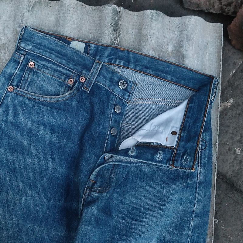 Levi's 501 Blue Wash Jeans, foto 3