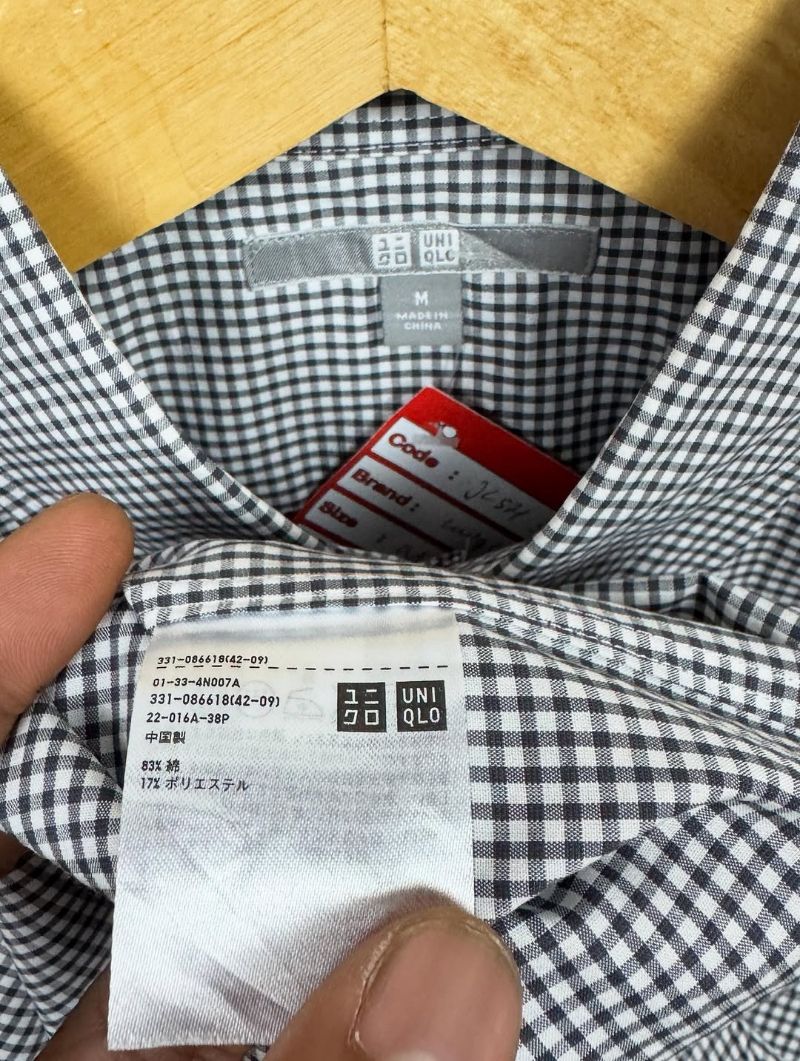 uniqlo gingham shirts #JLSH325, foto 3