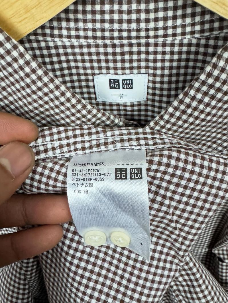 uniqlo gingham shirts #JLSH282, foto 3