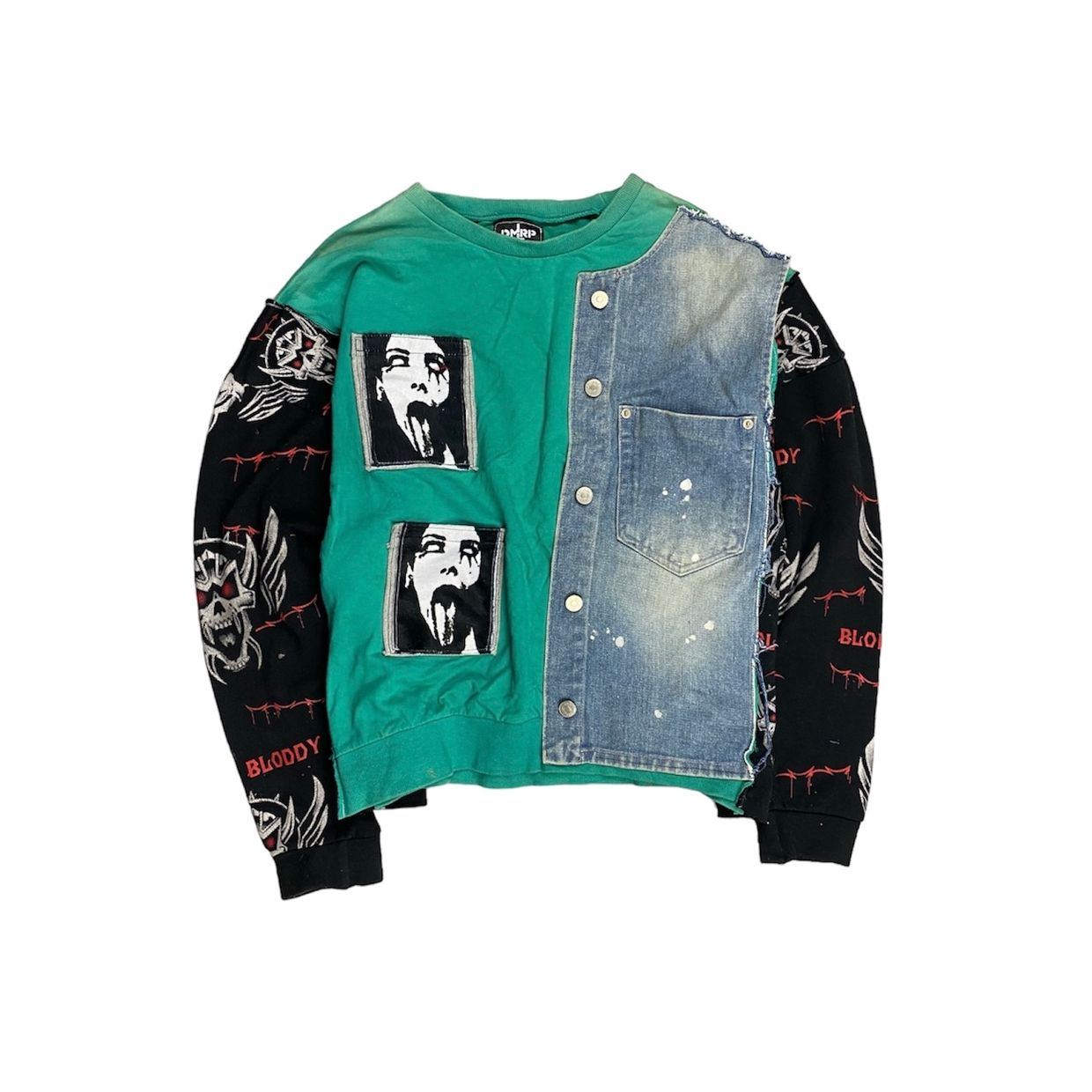 Streetwear Reworked Sweater Pria multicolor