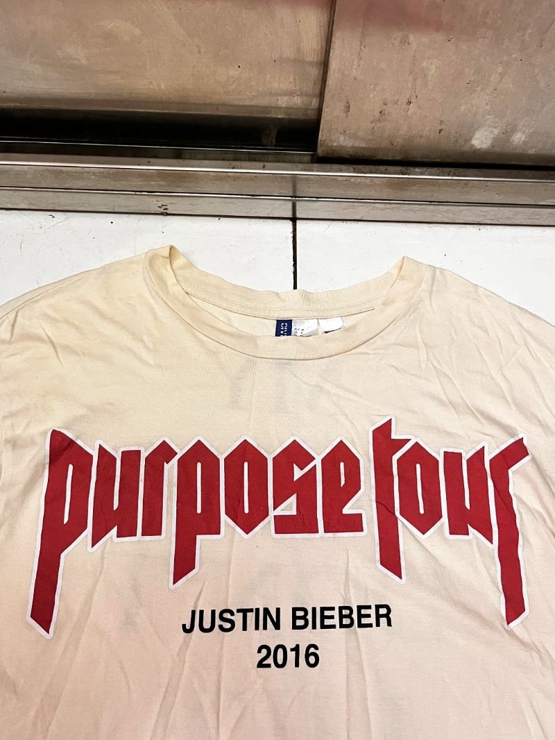 PURPOSE TOUR JUSTIN BEIBER H&M TSHIRT, foto 4