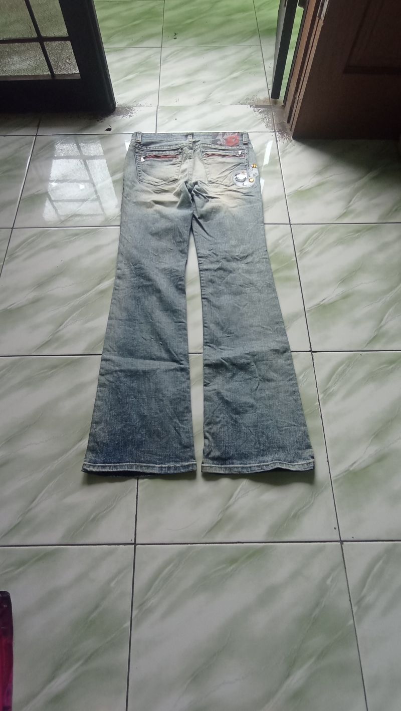 Celana vintage bootcut cutbray - A6 jeans, foto 7