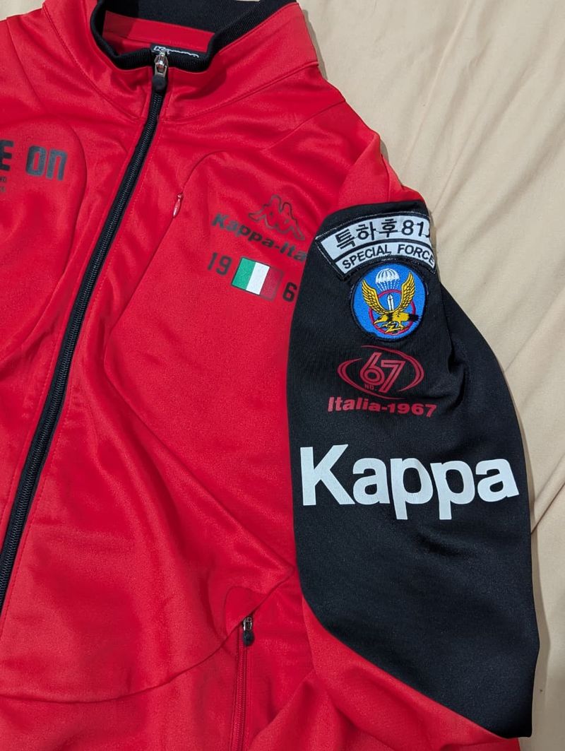 KAPPA ITALIA TRACKTOP JACKET RED, foto 3