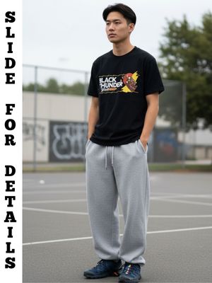 DOUBLEFOCUS Japan Black Printed Tee