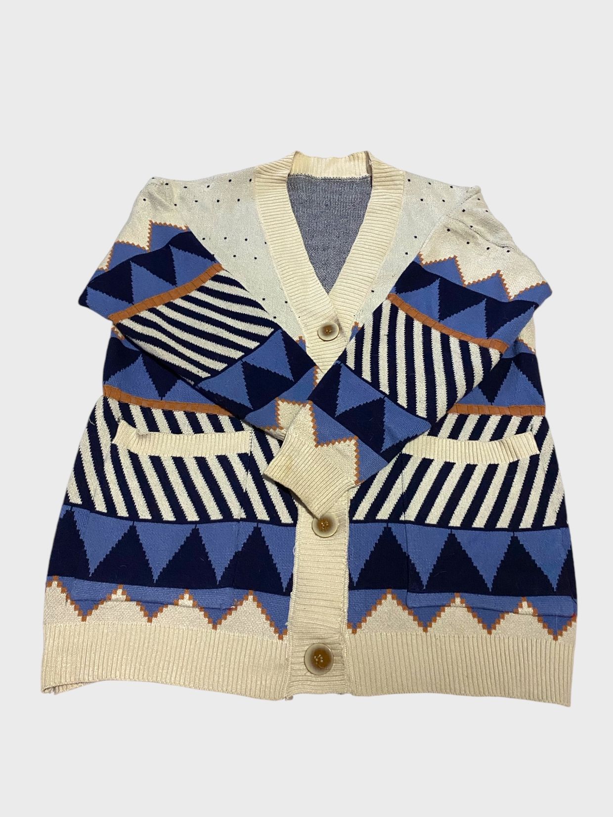 Casual Cardigan Wanita cream