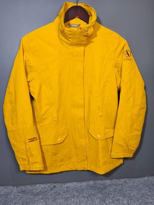 Jaket AIGLE Kuning Outdoor Wanita Model Vintage Waterproof