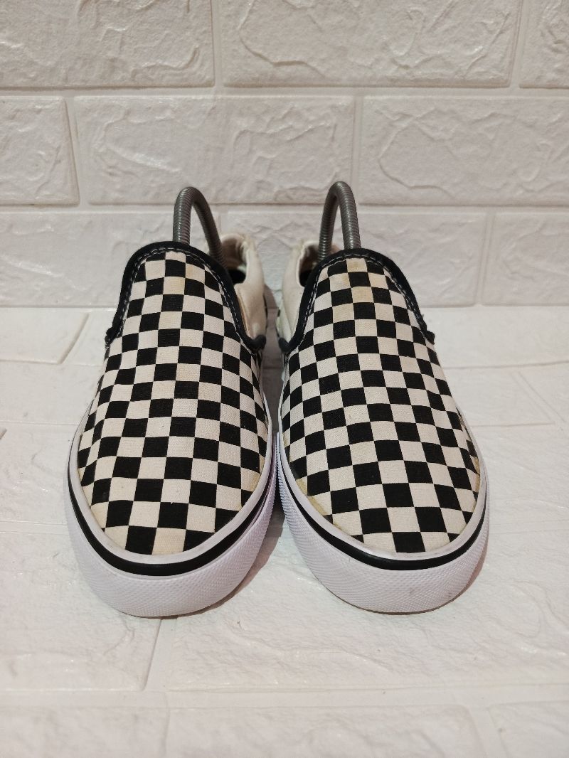 Vans Checkerboard slip on Black White, foto 2