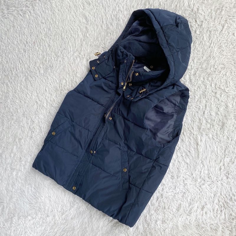 TK Shop Vest Down Hooded Jacket Navy Gold, foto 2